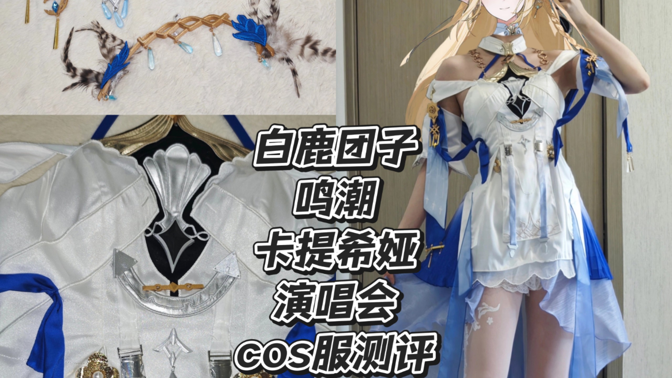 白鹿团子家的小卡演唱会cos服测评！