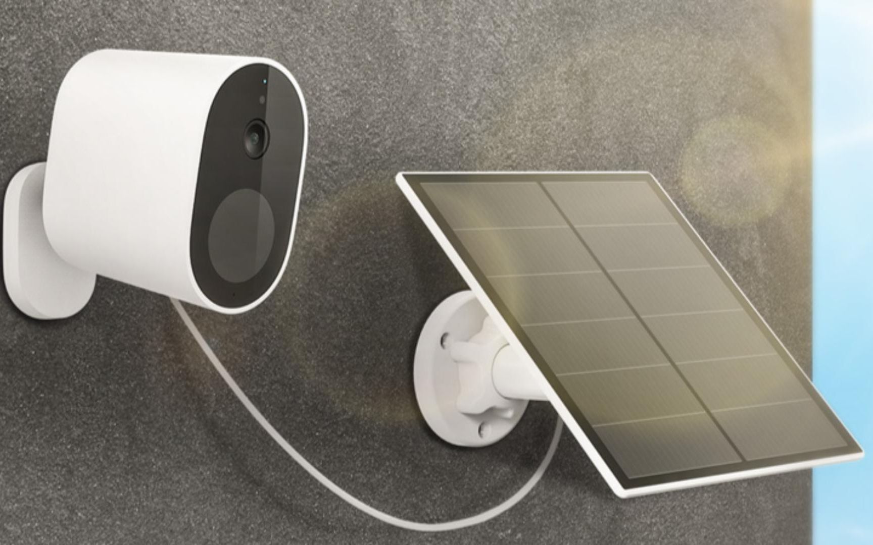 有了他，家里买的小米室外摄像机终于不用取下来充电啦！