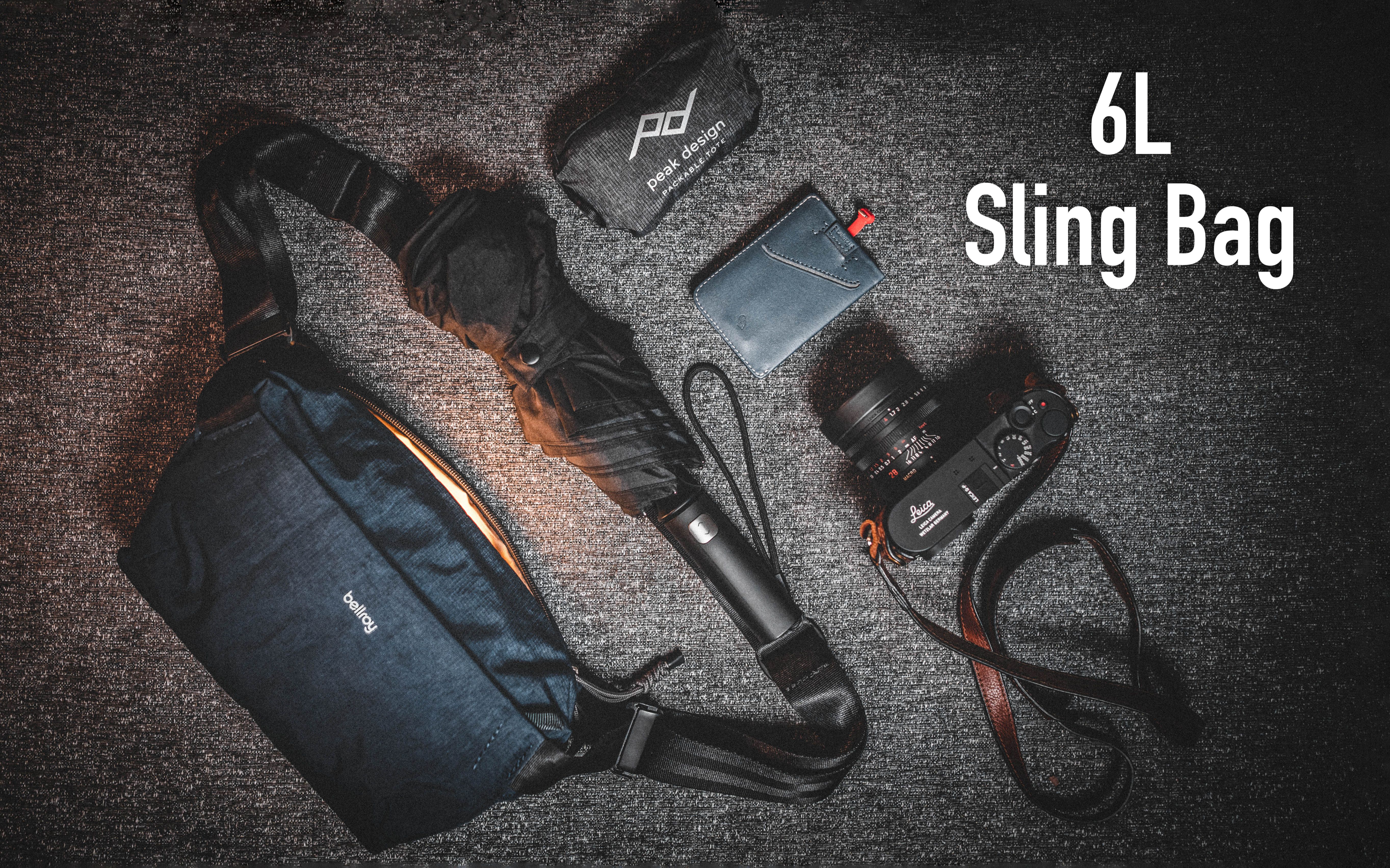 【好物】轻装出行不妥协! 日常极简斜挎包 | Bellroy Venture Sling Mini 6L | 胸包 | 包里都有啥？