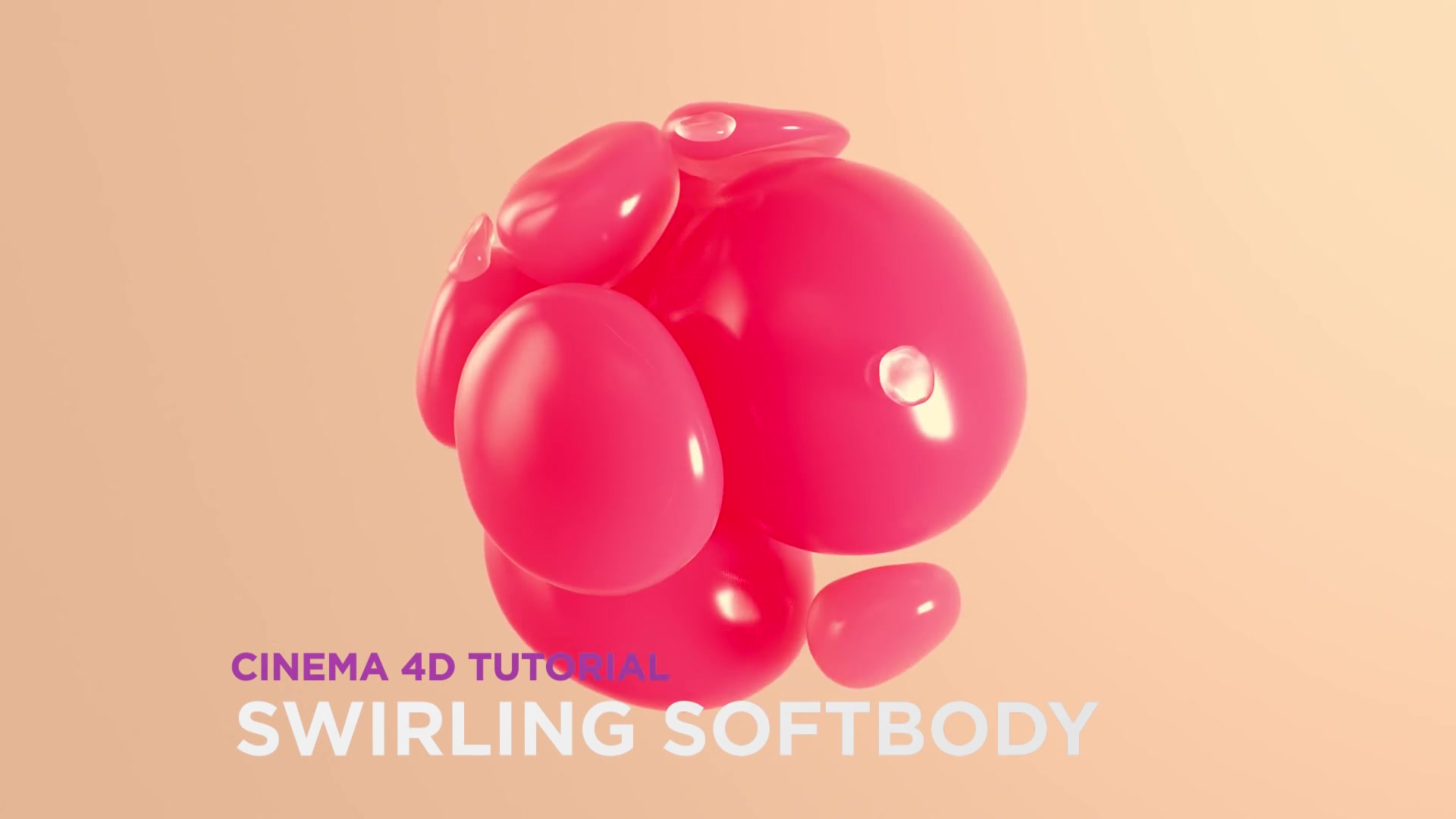 C4d案例教程 抽象柔体小球动画abstract Swirling Soft Body Effect Tutorial 臭蛋儿爱学习 哔哩哔哩 つロ干杯 Bilibili