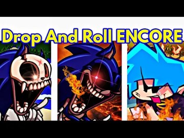 〖4K〗Friday Night Funkin' VS Sonic.EXE Drop And Roll /（New Gameplay + Cutscene）