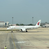 C919商业首飞！中国东方航空MU9191首飞PEK落地后进入位233机位