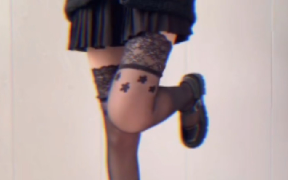 Crossdressing also has to be lace knee-highs.