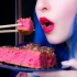 [ASMR]Saurus姐吃粉粉的蛋糕+酸奶