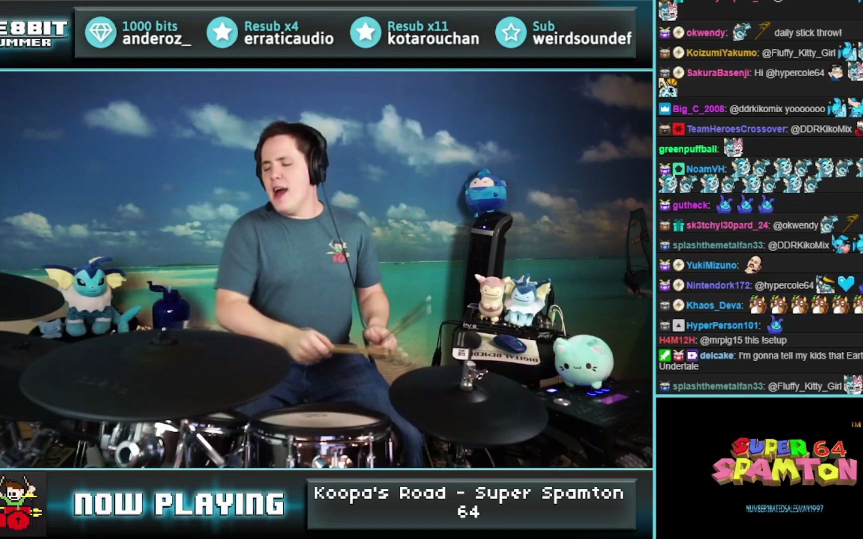 [8bitdrum-super spamton 64 koopa road on drums-if_hhz_1deu