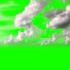 绿幕抠像天空中的白云