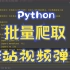 【Python爬虫】爬取哔站视频弹幕保存本地