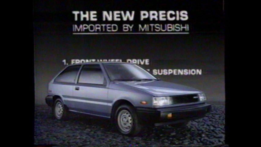 【美国广告】1987年美国三菱Precis汽车广告