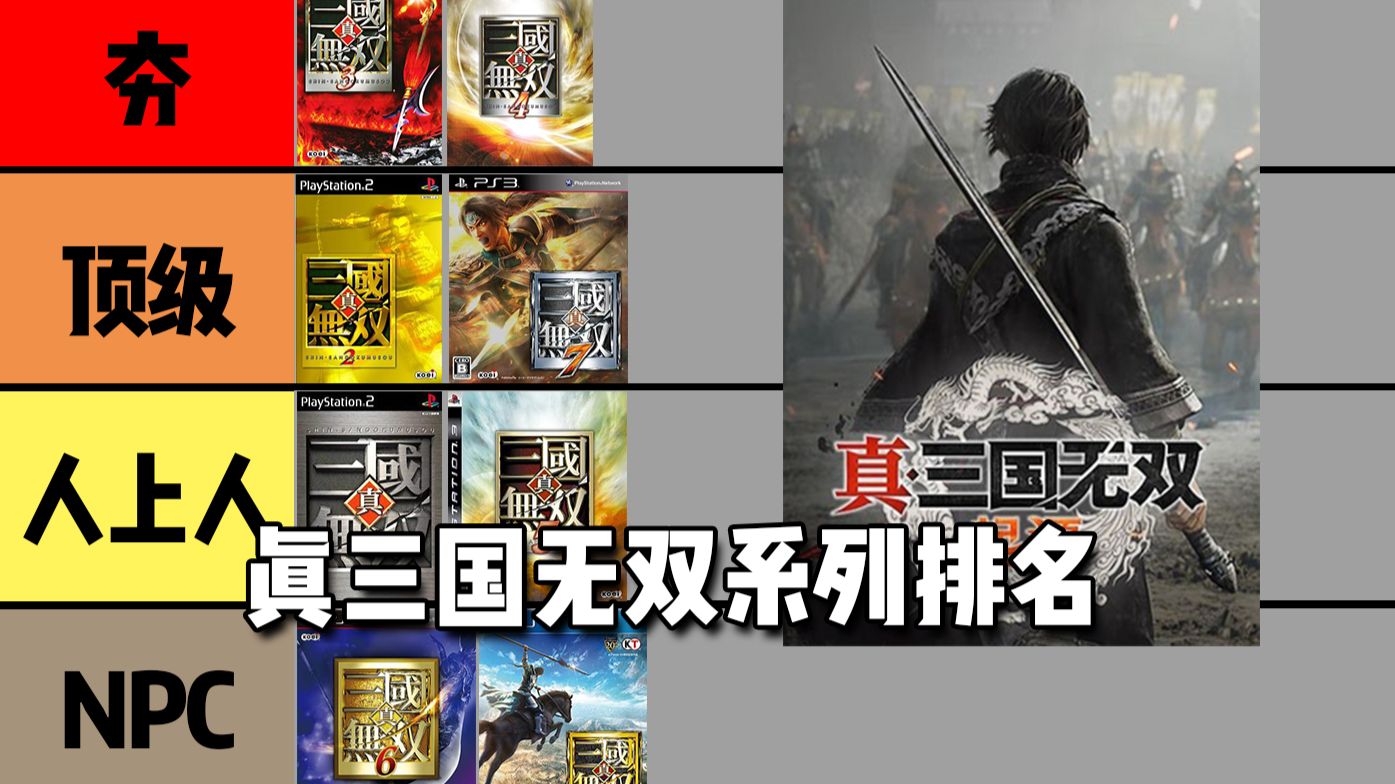 从夯到拉！锐评真三国无双系列！