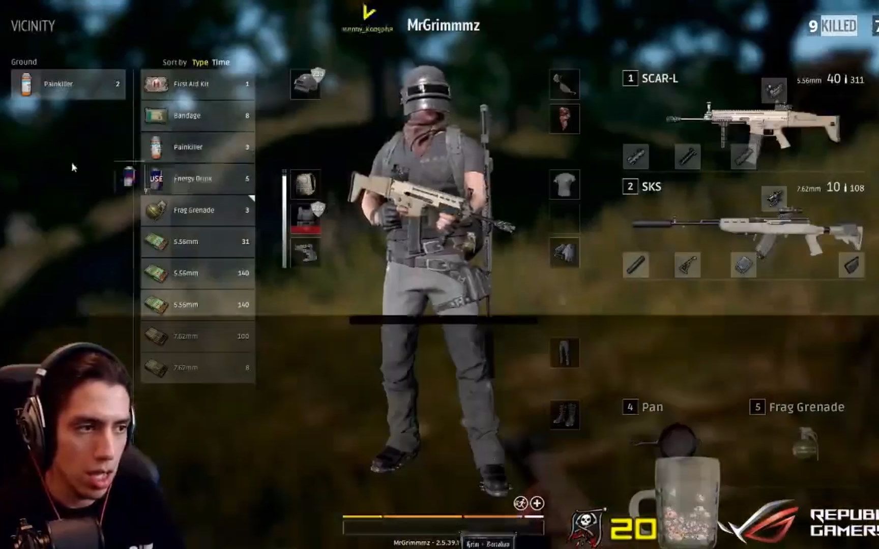 grimmmz 吃鸡单局全程 -- 绝地求生:大逃杀