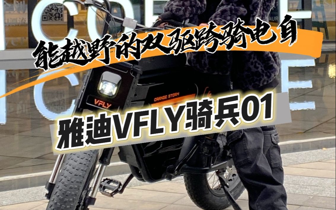 能越野的双驱跨骑电动自行车丨雅迪VFLY骑兵01评测报告
