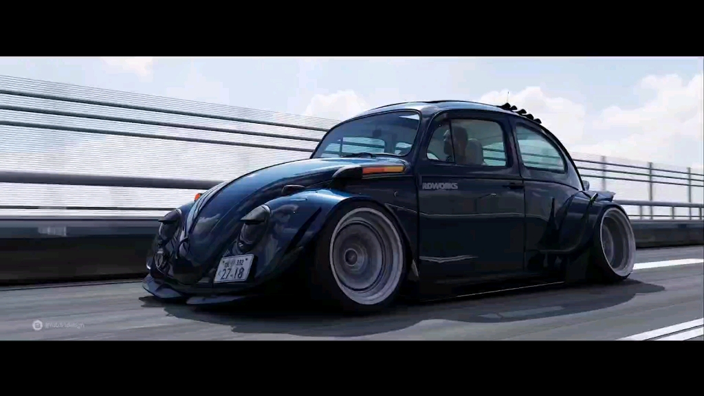 【改装案例】爆改甲壳虫 volkswagen fusca beetle rwb tokyo