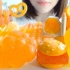 ☆ わさび ☆ 橙色甜食拼盘 食音咀嚼音