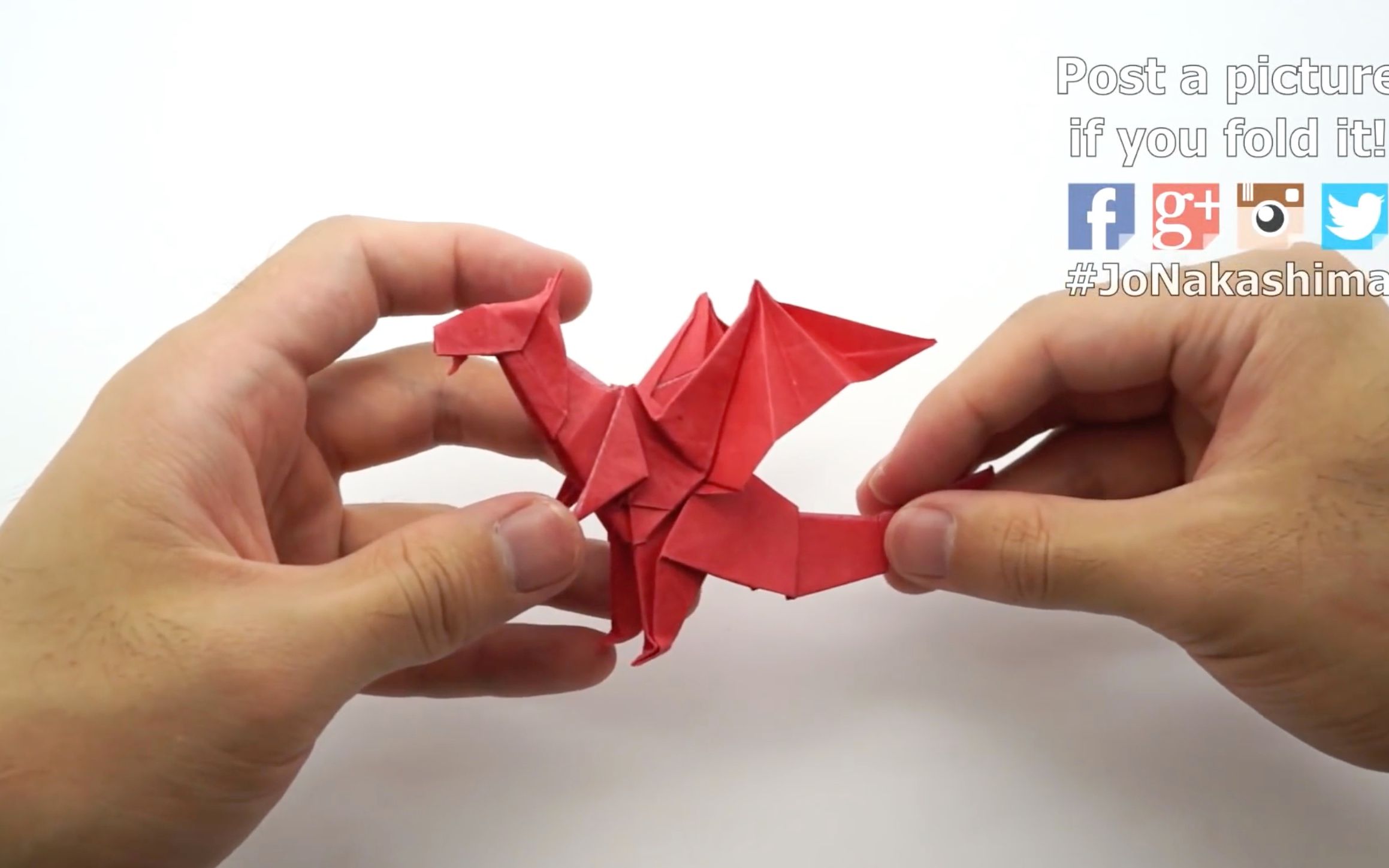 超酷手工折纸龙-喷火龙V2/超级酷的折纸教程_哔哩哔哩_bilibili