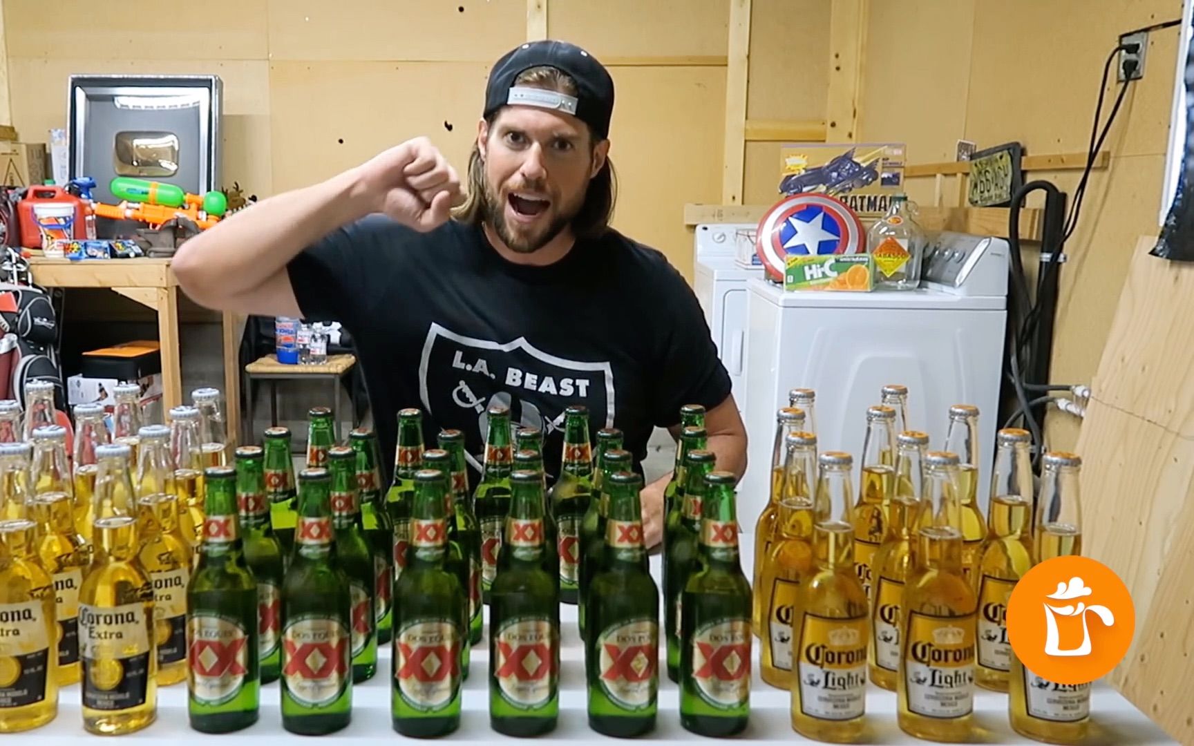 【啤酒】开啤酒用牙你也可以,但连开45瓶你试试
