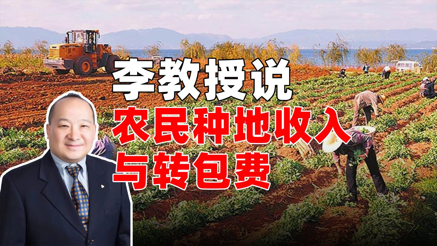 李教授说农民种地收入与转包费