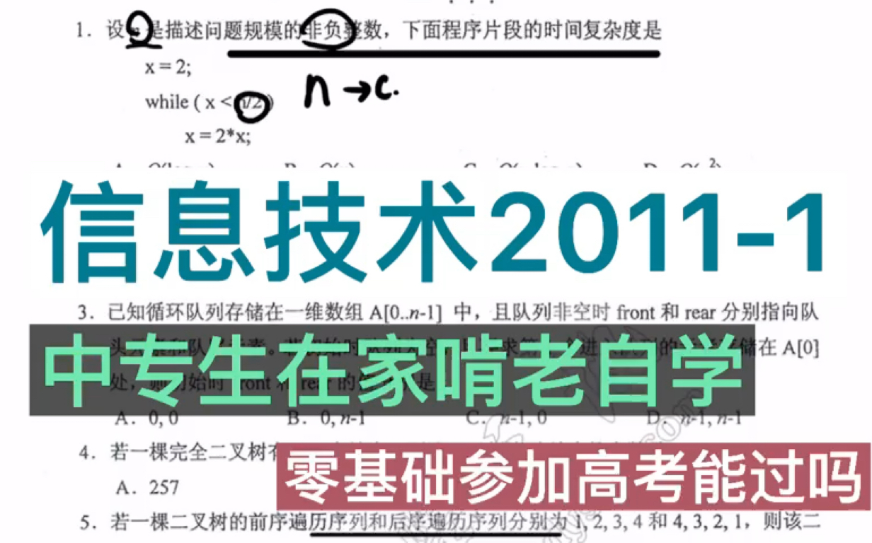 零基础中专生啃老自学信息技术11 1 哔哩哔哩 Bilibili