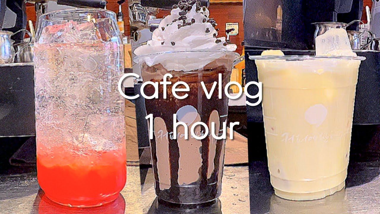 Sub)🎖️1小时咖啡厅Vlog收藏🎖️ _ cafe vlog_咖啡厅博客1小时收藏_1 hour cafe vlog_迷上咖啡