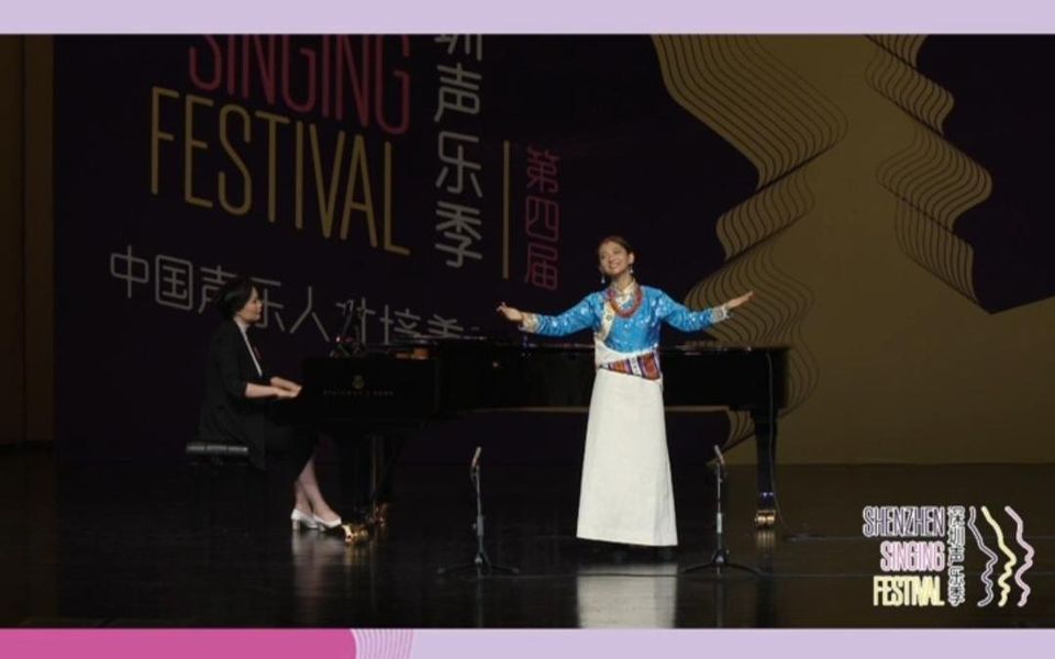 中国声乐组初赛，拉丹珠表演曲目《甘巴拉》，艺术指导：任卓老师。
