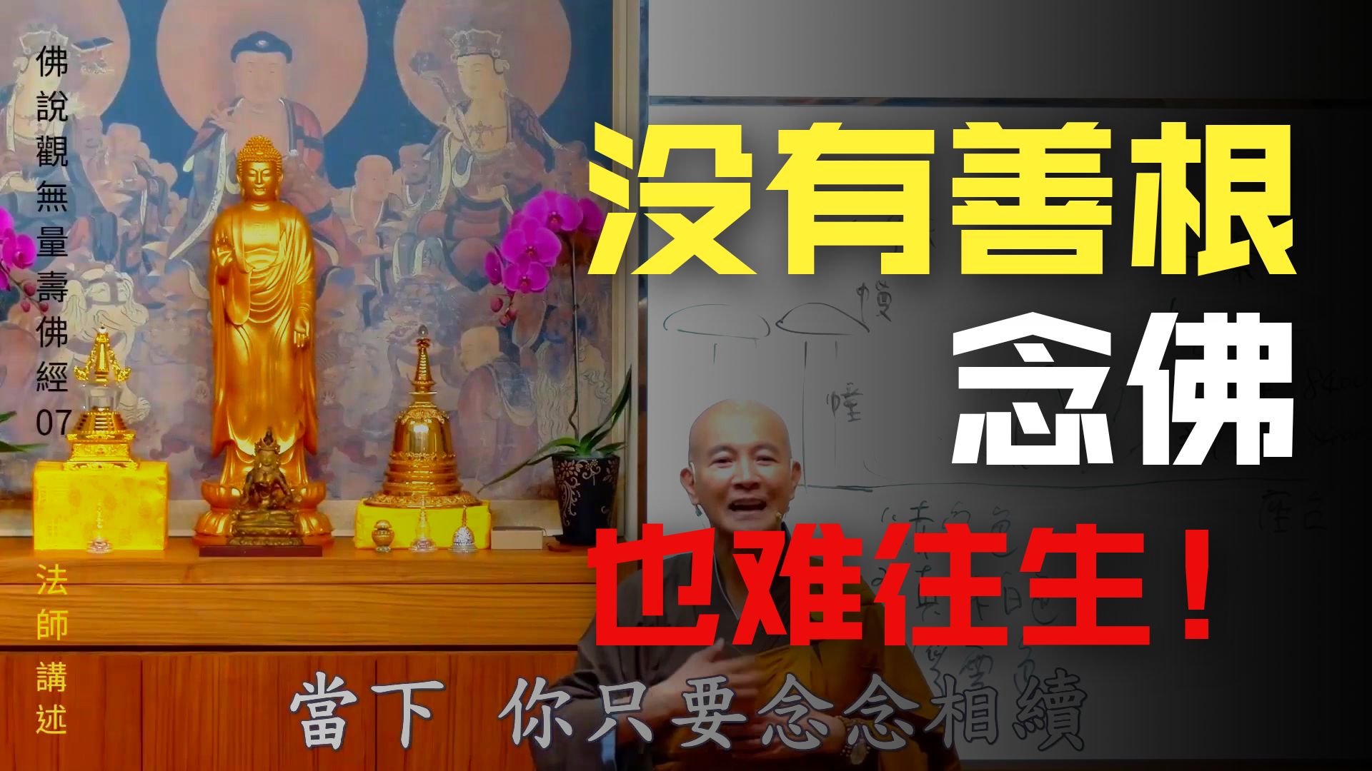 体佛法师开示：后有追兵（《观无量寿经》第7讲）