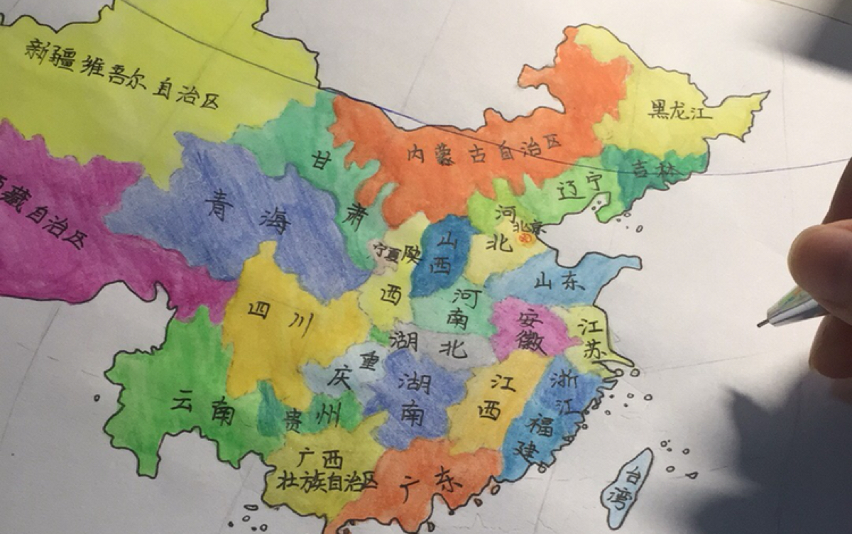 来自俺初一作业的优秀中国地图