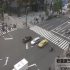 日本无可挑剔的交通秩序，秋叶原十字路口实时监控