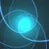 s741 2k画质超炫科技感蓝色线条光线粒子图案运动HUD动态视频素材