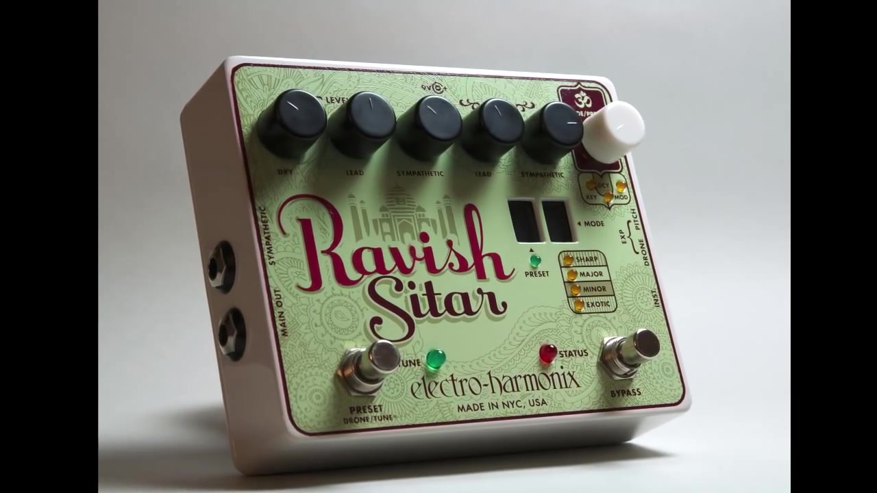 异域风情:EHX Ravish Sitar 锡塔琴模拟效果器哔哩哔哩bilibili