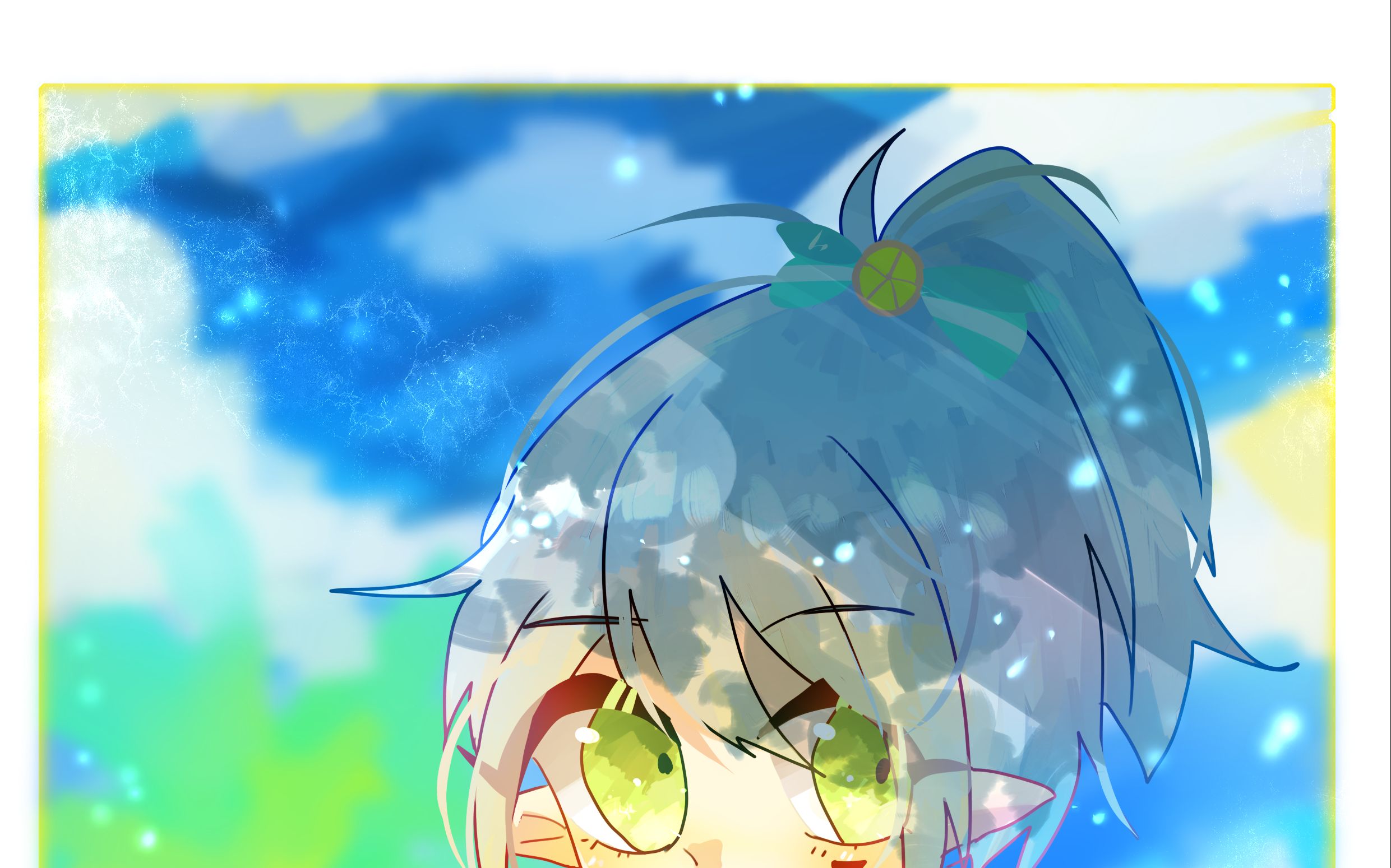 【上色过程】安莉洁【sai】