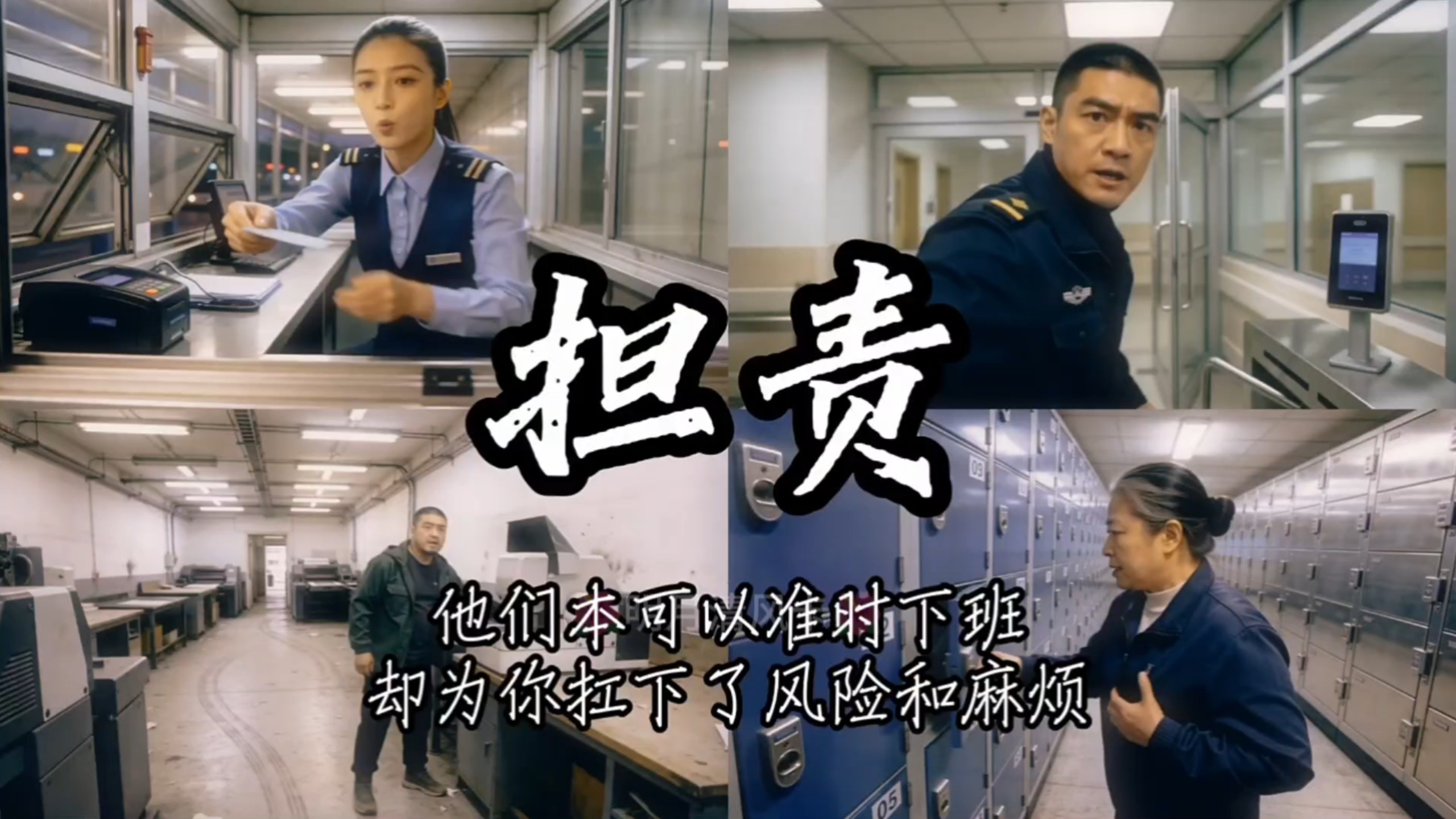 他们本可以准时下班，却为你扛下了风险和麻烦