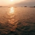 高清免费视频手机剪辑素材夕阳下的海景