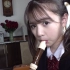 【素材用】可爱的日本小姐姐练习竖笛