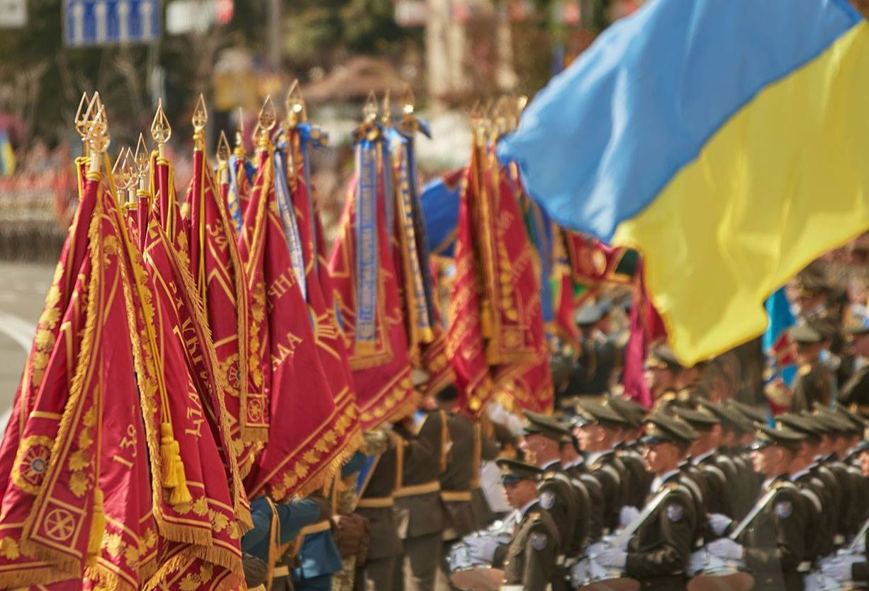 [无解说]乌克兰阅兵最后一次演奏苏联军乐 2017乌克兰独立26周年阅兵式 重制版