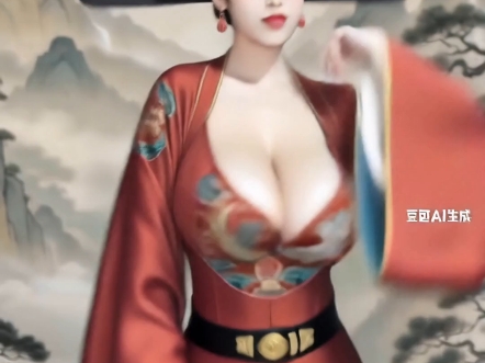 古画美人之大胃袋没了