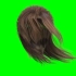 绿幕抠像高清免费视频手机剪辑素材女生发型效果