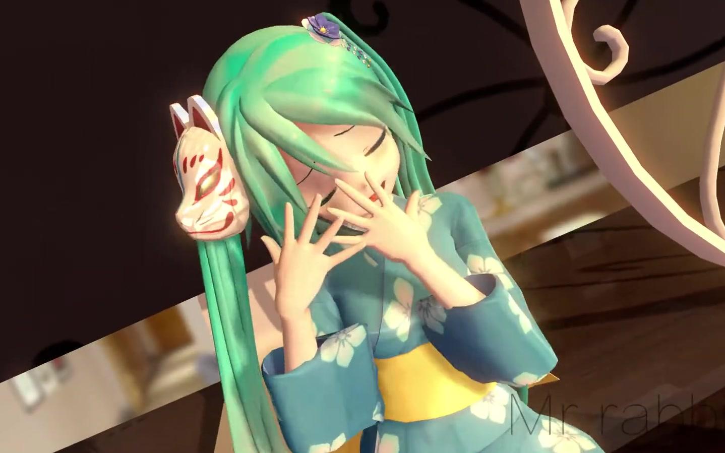 【萌新改模配布】三妈式浴衣MIKU
