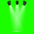 【绿幕素材】迪斯科灯七彩的灯光绿幕素材免费无水印自取［2160 HD]