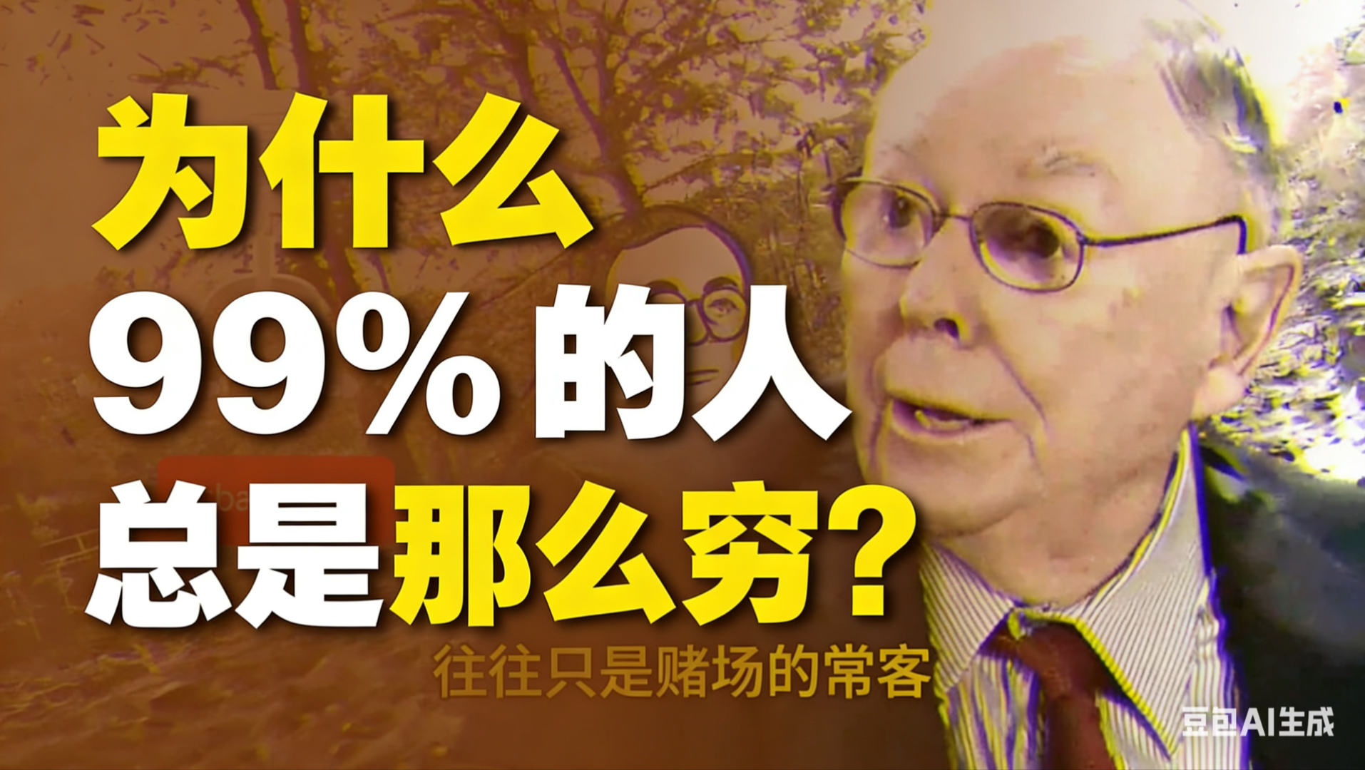 查理芒格：99%的人都踩过的坑！这5种“伪资产”，正在让你越来越穷…