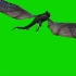 绿幕抠像飞行的火龙视频素材