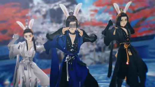 【指尖江湖MMD】雷归雷但是齐齐整整（谢云流 | 洛风 | 李忘生）