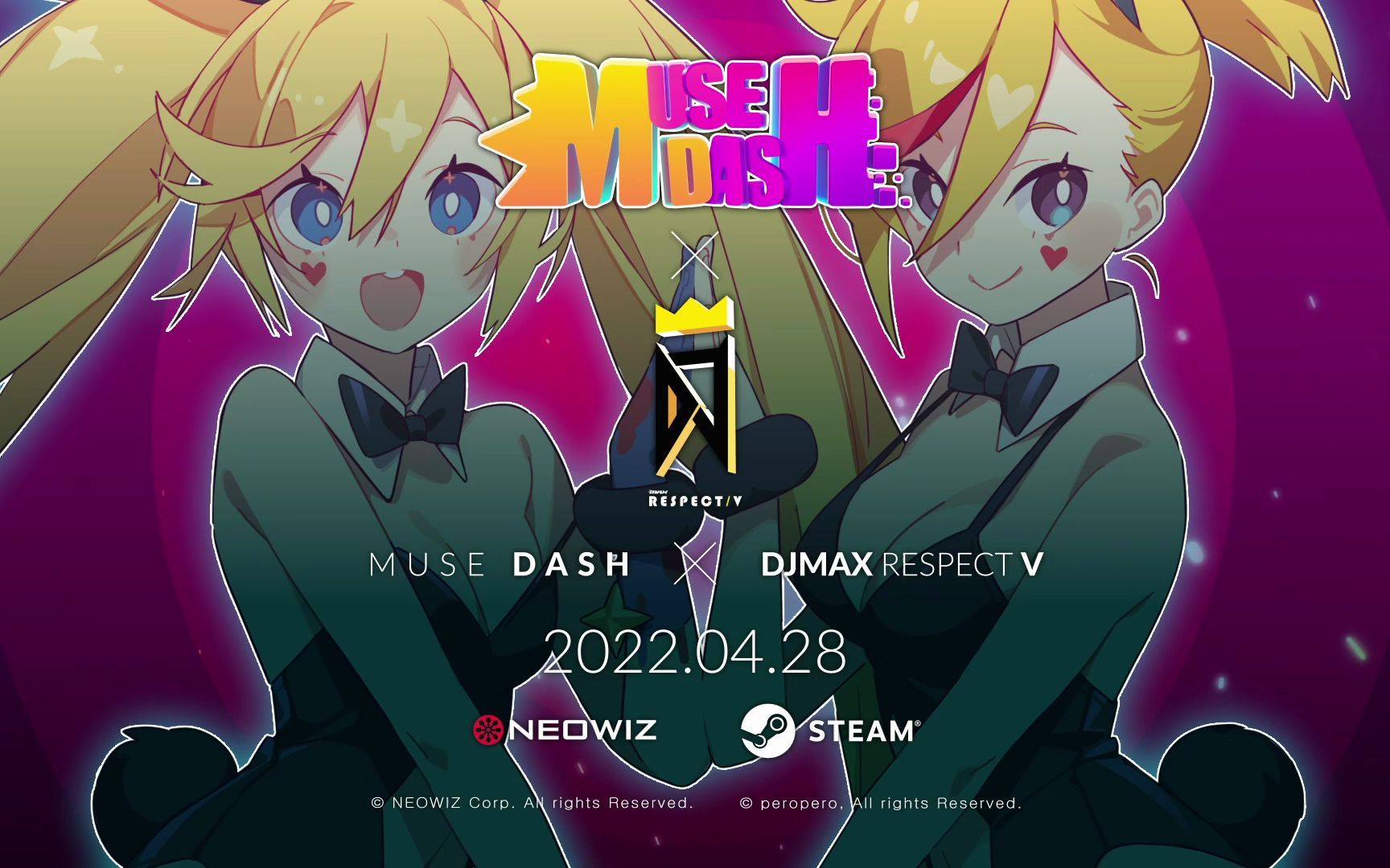 DJMAX RESPECT V × Muse Dash 联动DLC宣传视频