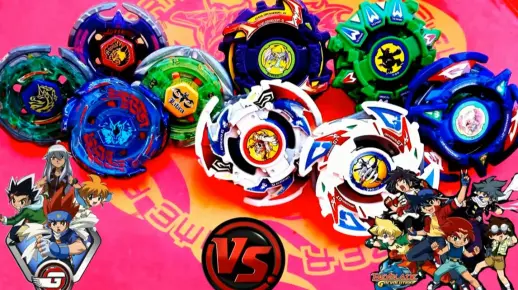 【五圣兽G VS 钢铁战魂】旧世代beyblade爆旋陀螺对战视频 第93期