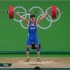 吕小军在里约奥运会中抓举177kg