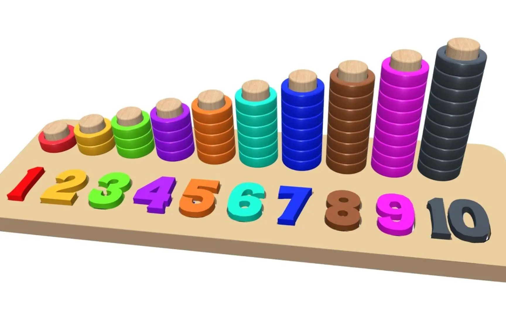 1到10 数数歌 | 儿童有趣的数字学习