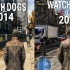 《看门狗1》（2014）vs《看门狗：军团》DLC-血脉相承（2021，RTX光追开启）  游戏对比    4K视频