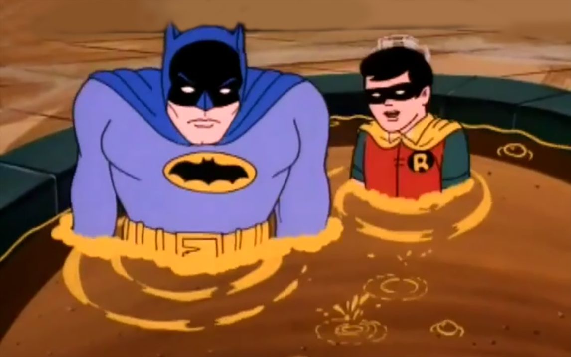蝙蝠侠，这水的颜色怎么有点奇怪？