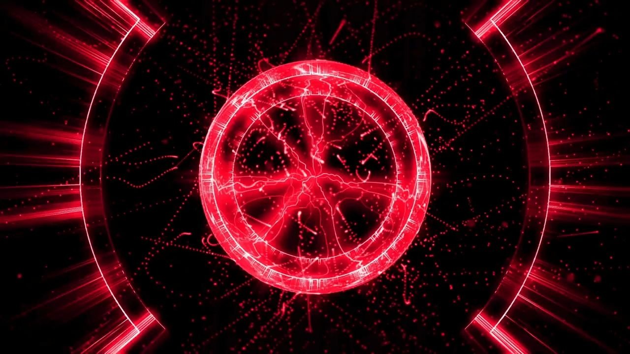 k3942 抽象红色线条动感节奏炫酷大屏幕舞台LED背景视频素材舞美VJ