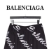 盘点一下高仿Balenciaga巴黎世家23SS 艺术签名弹幕短裤