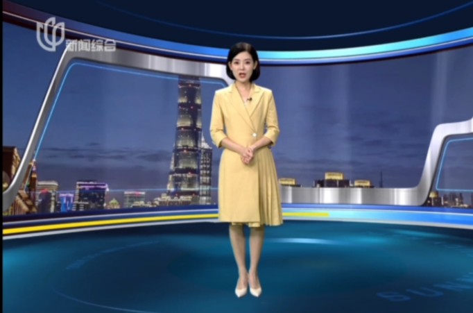 上视新闻综合频道气象女主播尚超肉色丝袜白色高跟鞋性感播报《明日天气》