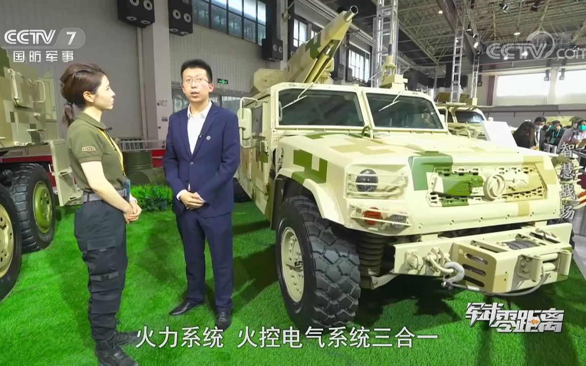 2022中国航展 82毫米车载速射迫击炮